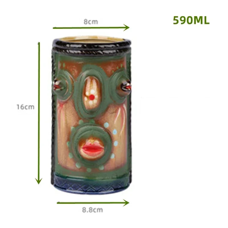 Keramische Tiki-Becher – Amerikanisch Handgemacht – 201-700ml