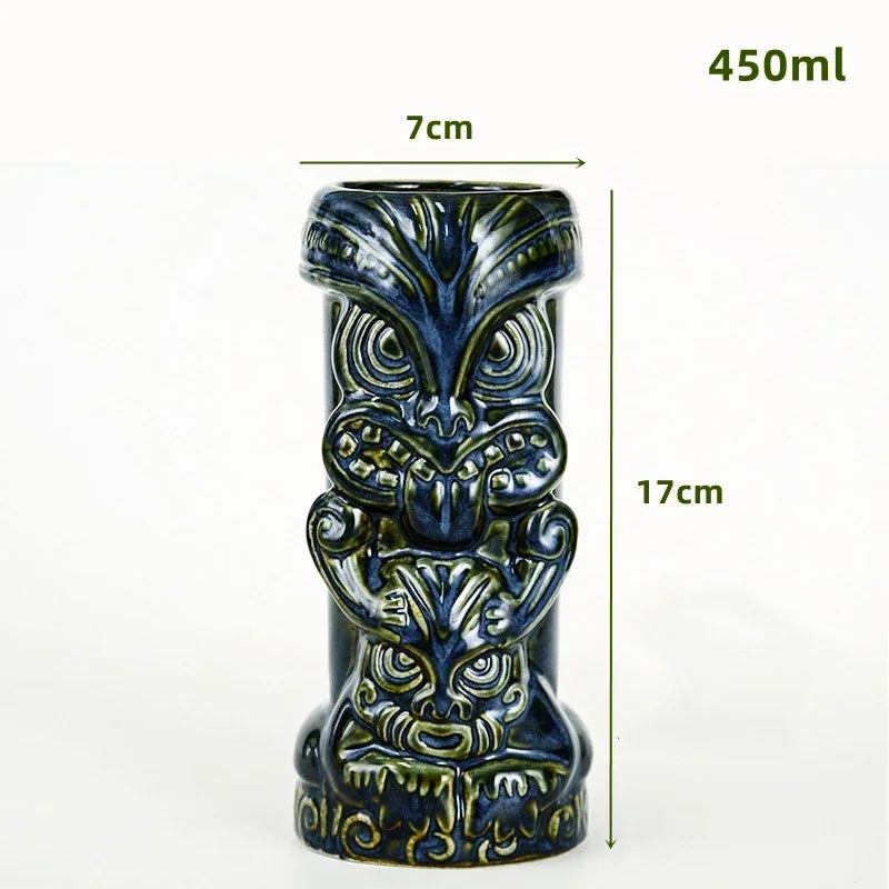 Keramische Tiki-Becher – Amerikanisch Handgemacht – 201-700ml