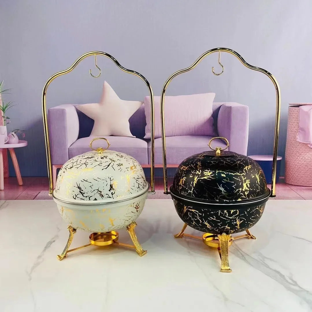 Buffet-Wärmer – Gold-Design – Vielseitige Kapazität
