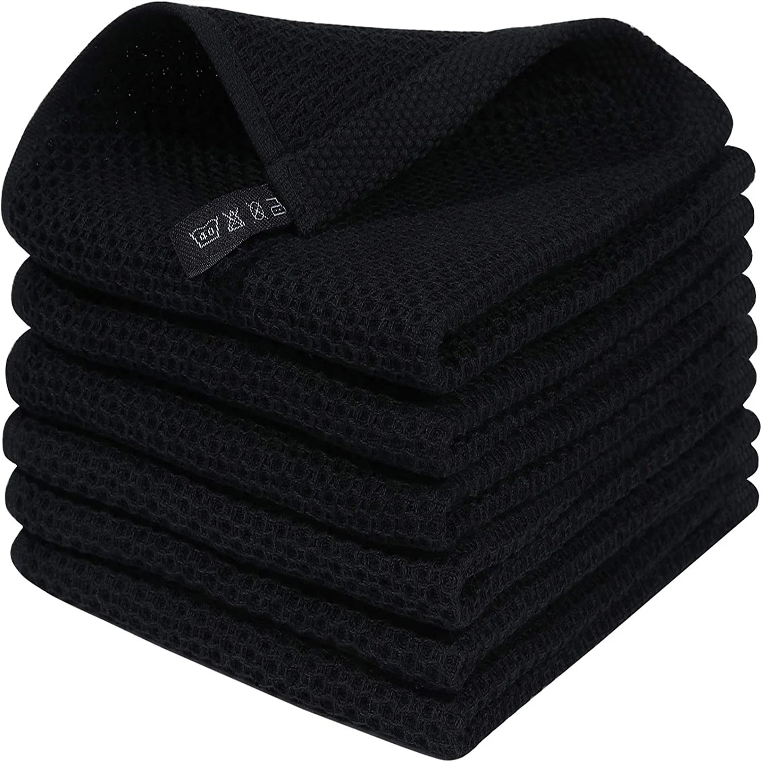 Reines Baumwoll-Küchentuchset – Waffelstruktur – 30x30cm