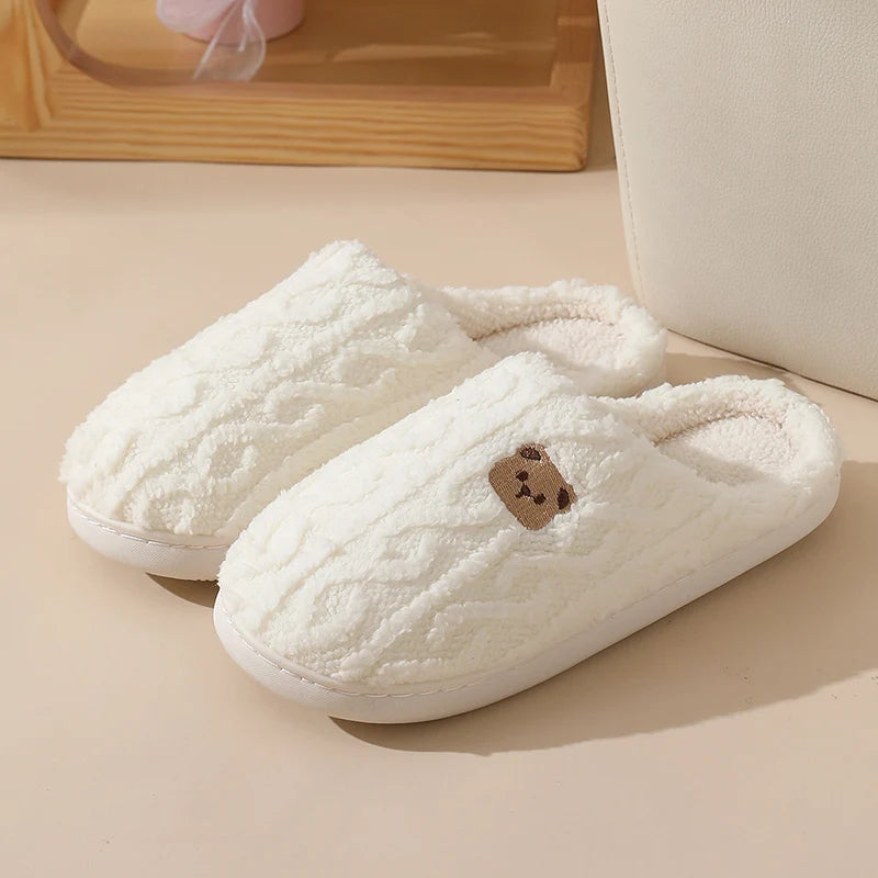 Gemütliche Hausschuhe – Cartoon Bär – Winter Komfort