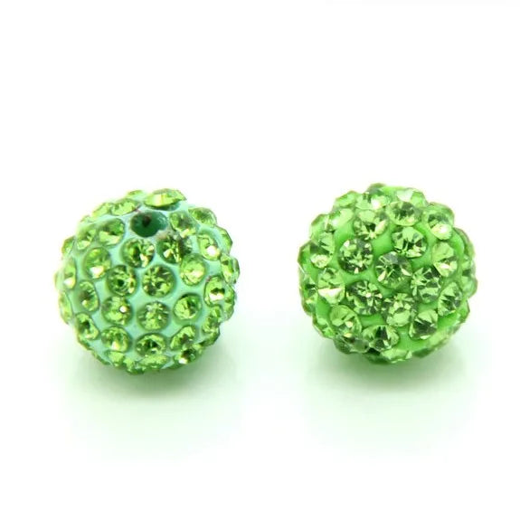 Tschechische Kristallperlenscheiben – 10mm Kugel