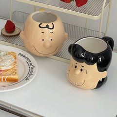 Keramik Snoopy Tasse – Kawaii Cartoon Design 400-500ml