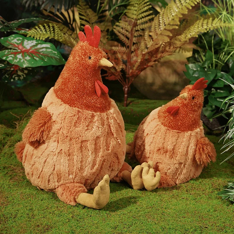 Kuschelhuhn Plüsch – Weiche Baumwolle 23/35cm