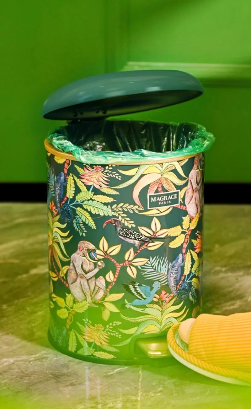 8L vintage Mülleimer mit Pedal-Design aus ABS Kunststoff