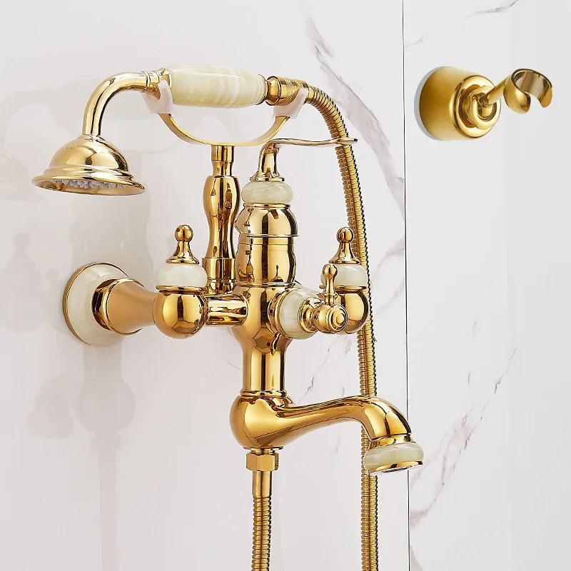 Vintage Messing Wasserhahn – Klassisches Design – Badewannen