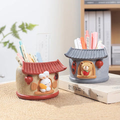 Pflanzgefäss - Cartoon-Design aus Resin - Schreibtisch-Deko