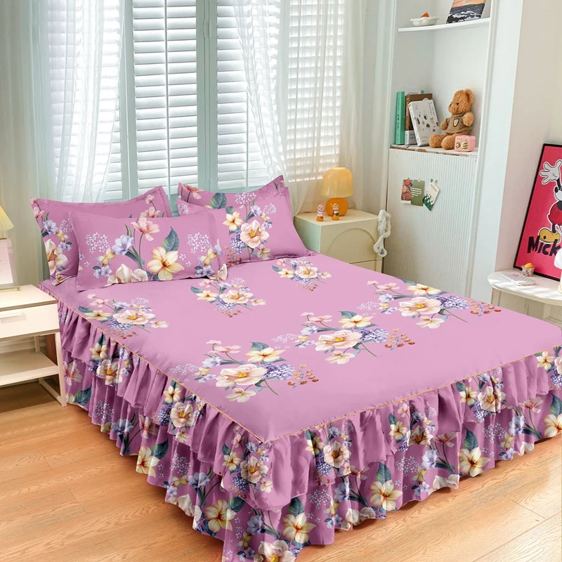 Floral Bettvolant – Strick-Polyester – Verschiedene Grössen