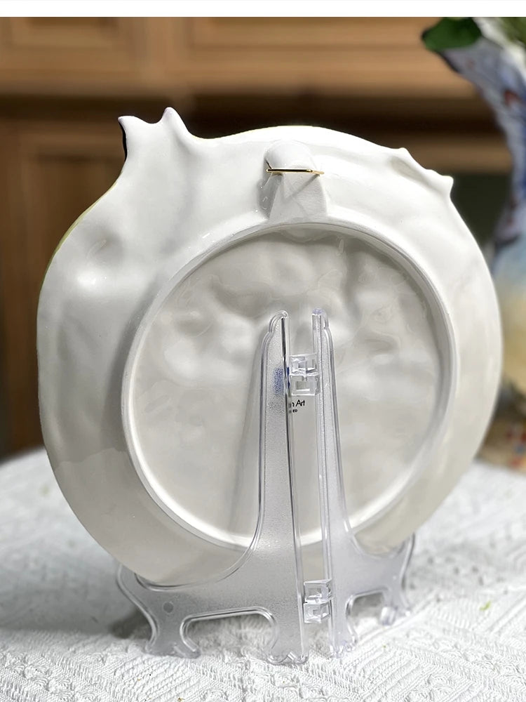 Hängende Keramikvase – Pastoralstil – Organisches Material