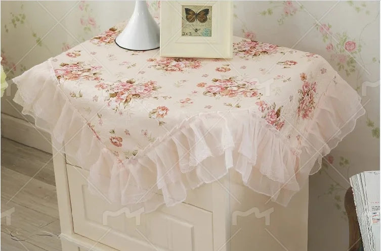 Luxus Spitzen Tischdecke – Gestrickte Florale Stickerei