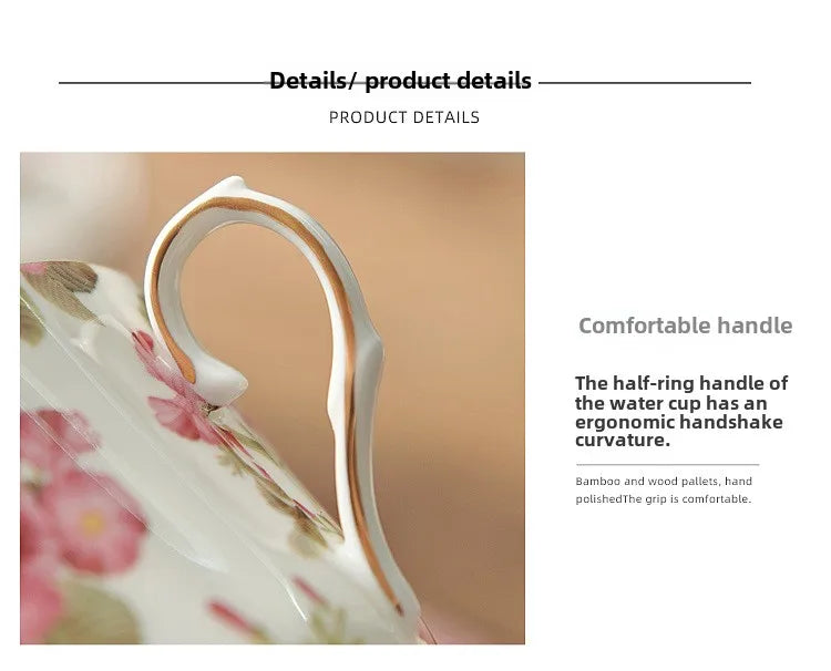 Kaffeetassenset – Handbemaltes Feinporzellan – Elegantes 200ml Design