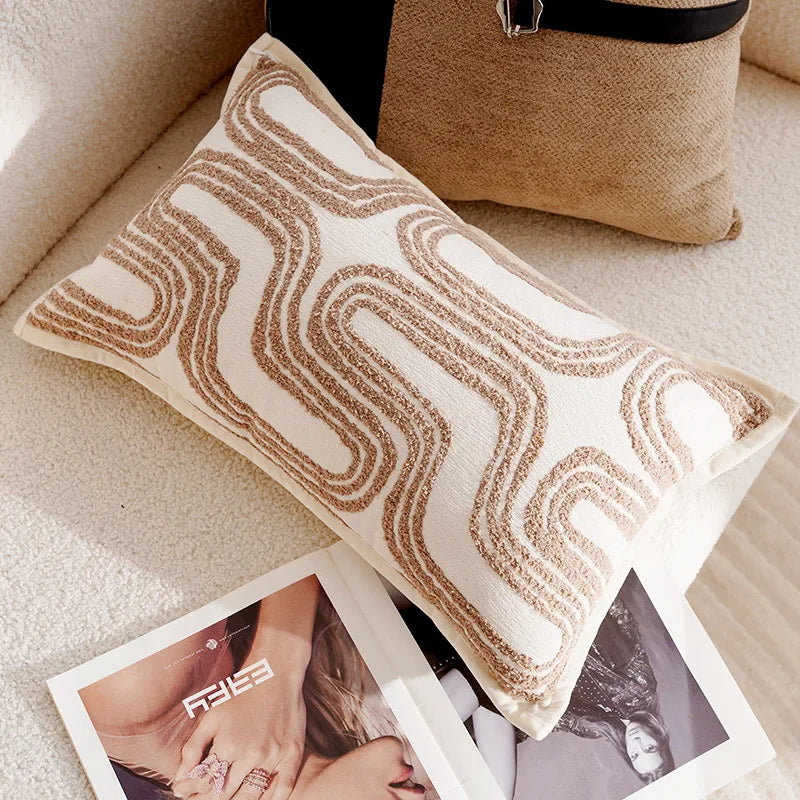 Luxus Kissenhülle – Jacquard Strick 45x45cm
