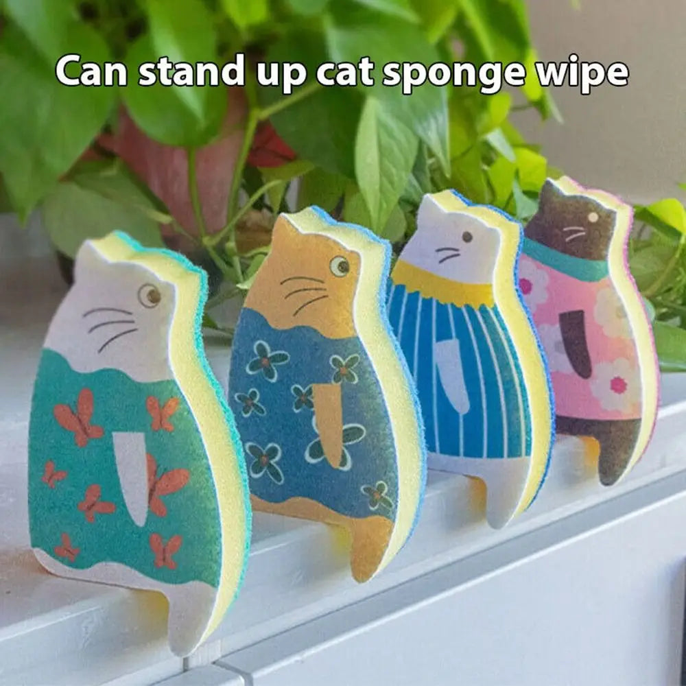 Katzenpfoten Küchenschwamm – Vliesstoff – 14x7x3CM