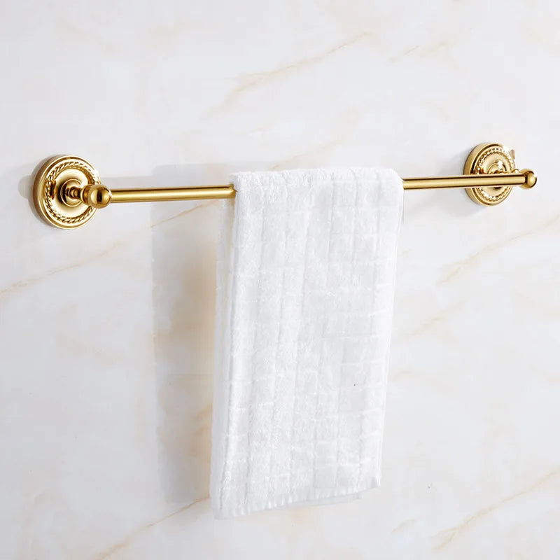 Luxus Gold Messing Badezimmer Set – Wandmontage
