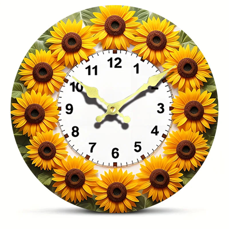 Wanduhr – Antikes Holz Design – 25CM Leise