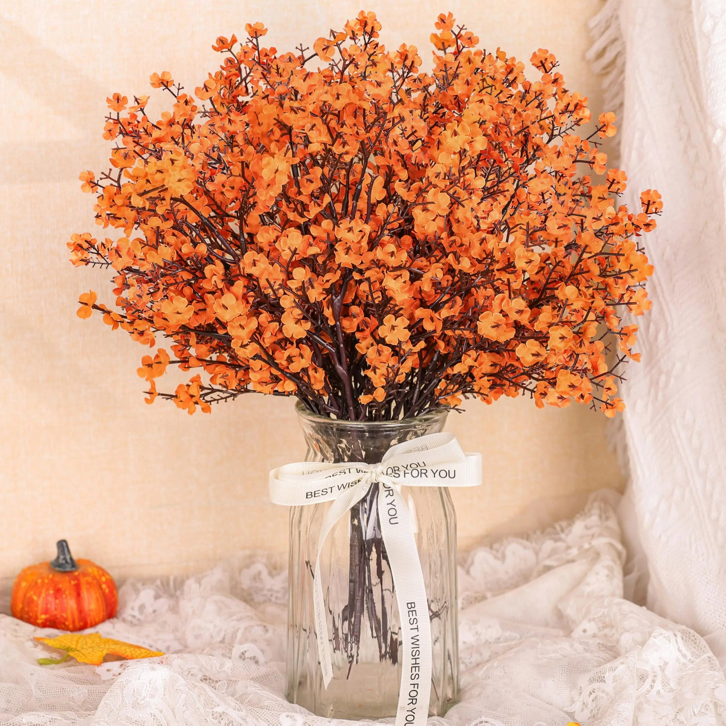 Kunstblumen Ast – Elegante Herbstdeko – 5 Stück