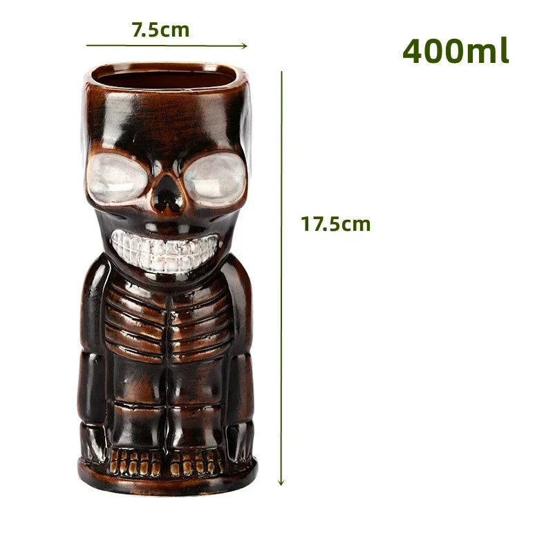 Keramische Tiki-Becher – Amerikanisch Handgemacht – 201-700ml