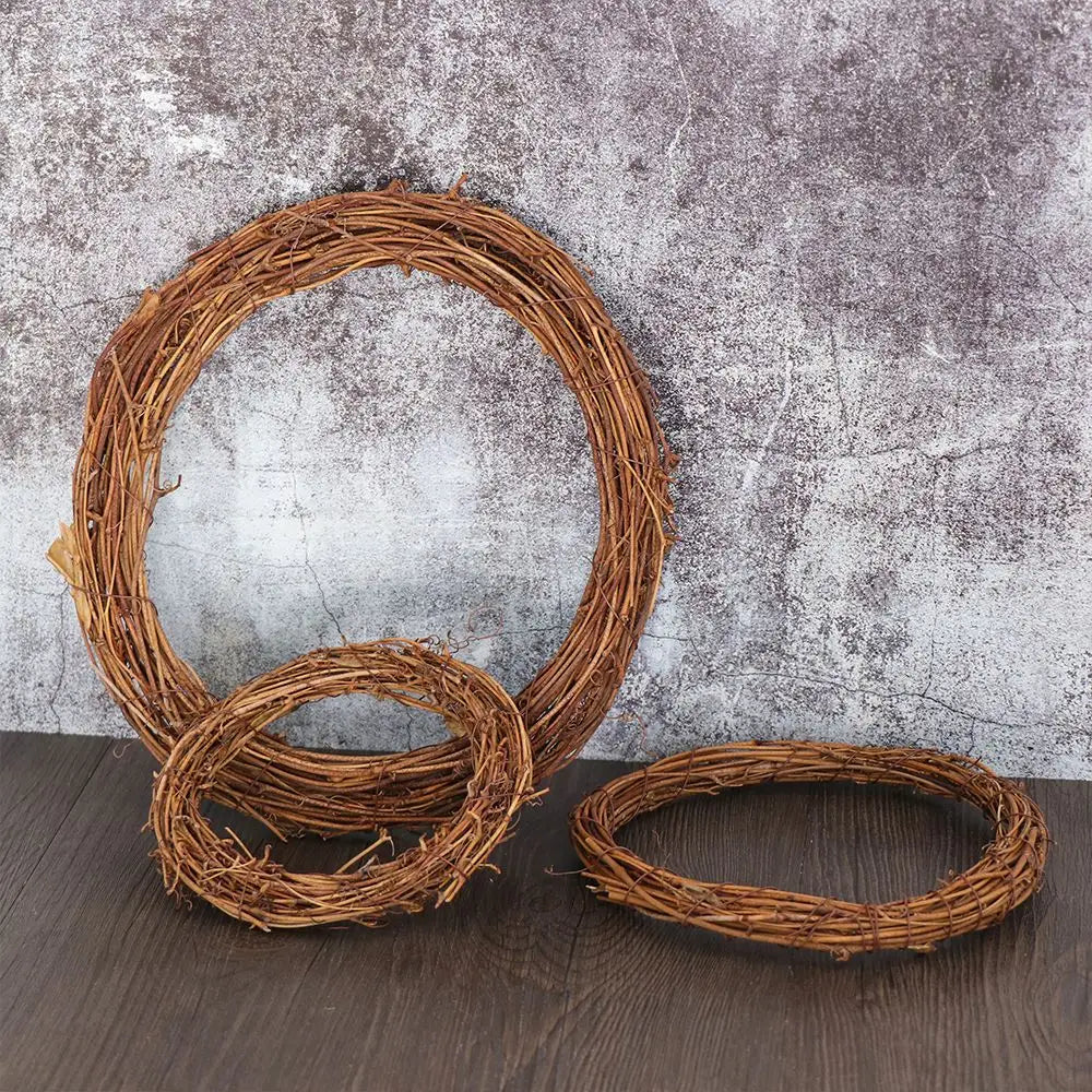 Rattan Kranz - Naturdesign - Verschiedene Durchmesser