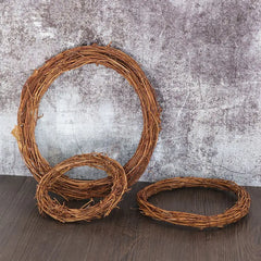 Rattan Kranz - Naturdesign - Verschiedene Durchmesser