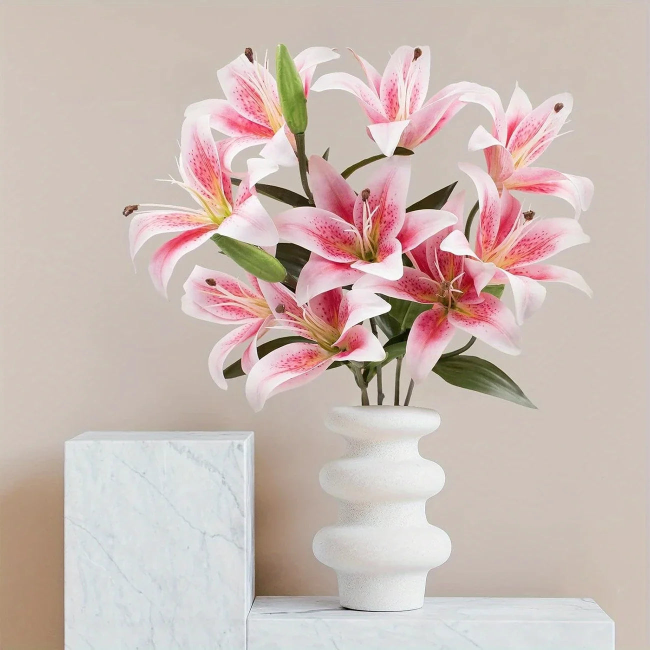 Künstliche Lilien – PU Design – Indoor Deko