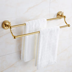 Luxus Gold Messing Badezimmer Set – Wandmontage