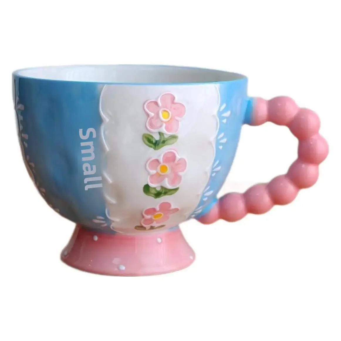 Handbemalte Keramiktassen – 430ml – Frühstücksgenuss