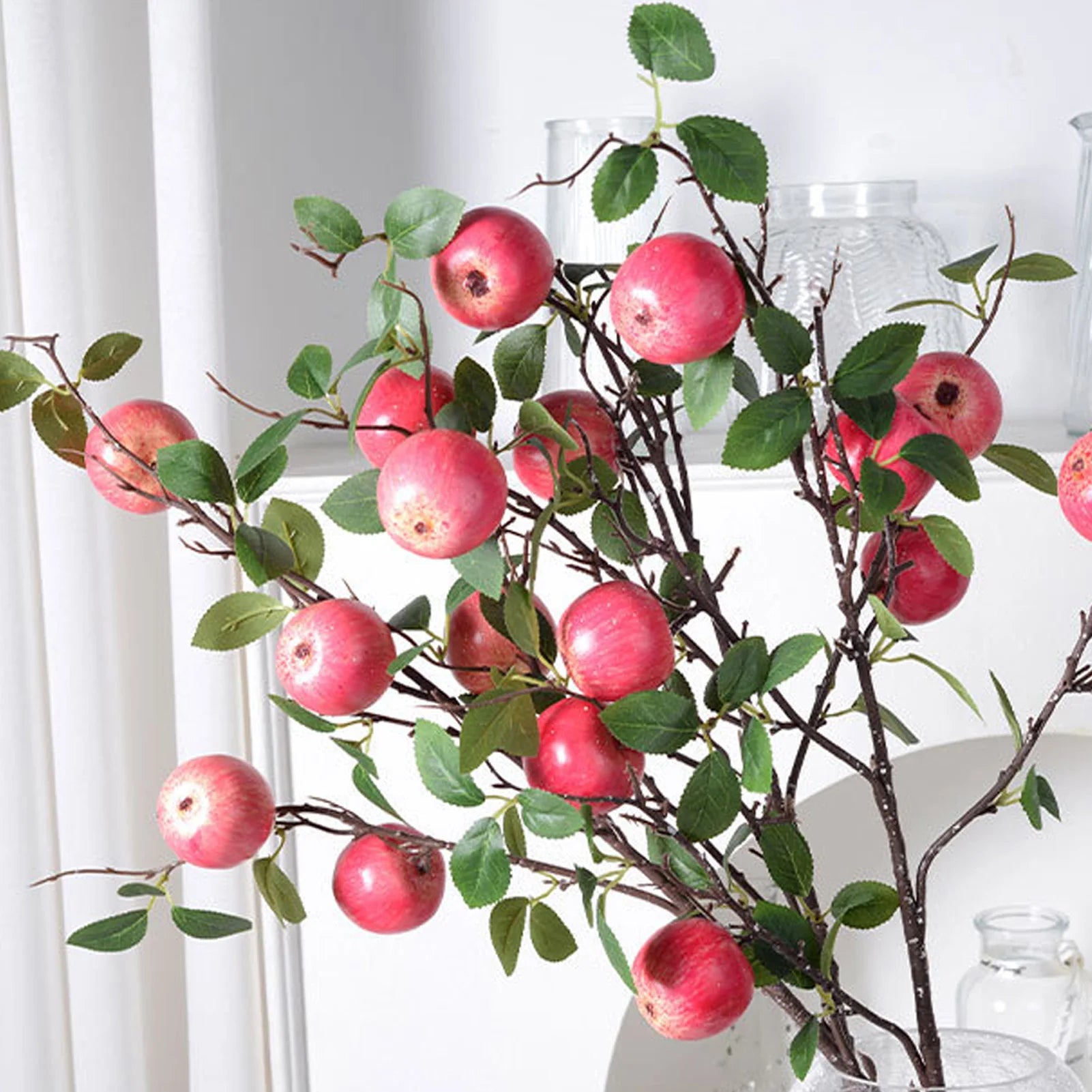Künstlicher Apfelzweig – Schaumdesign – 60/96 cm