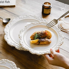 Vintage Keramikgeschirr – Reliefdesign – Verschiedene Grössen