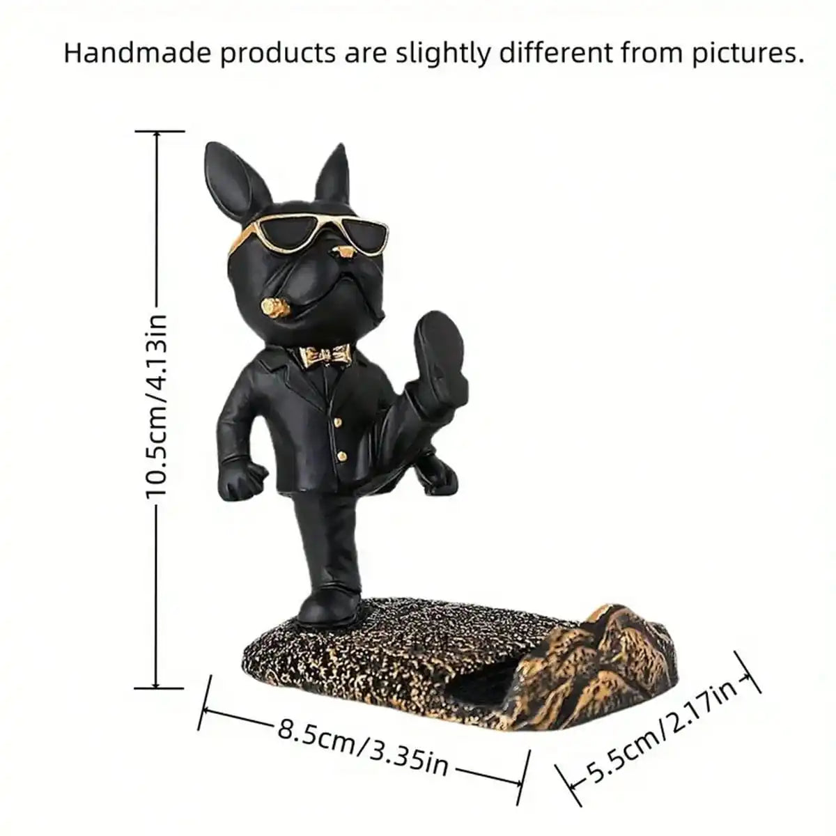 Französische Bulldogge Telefonhalter – Schreibtischdeko