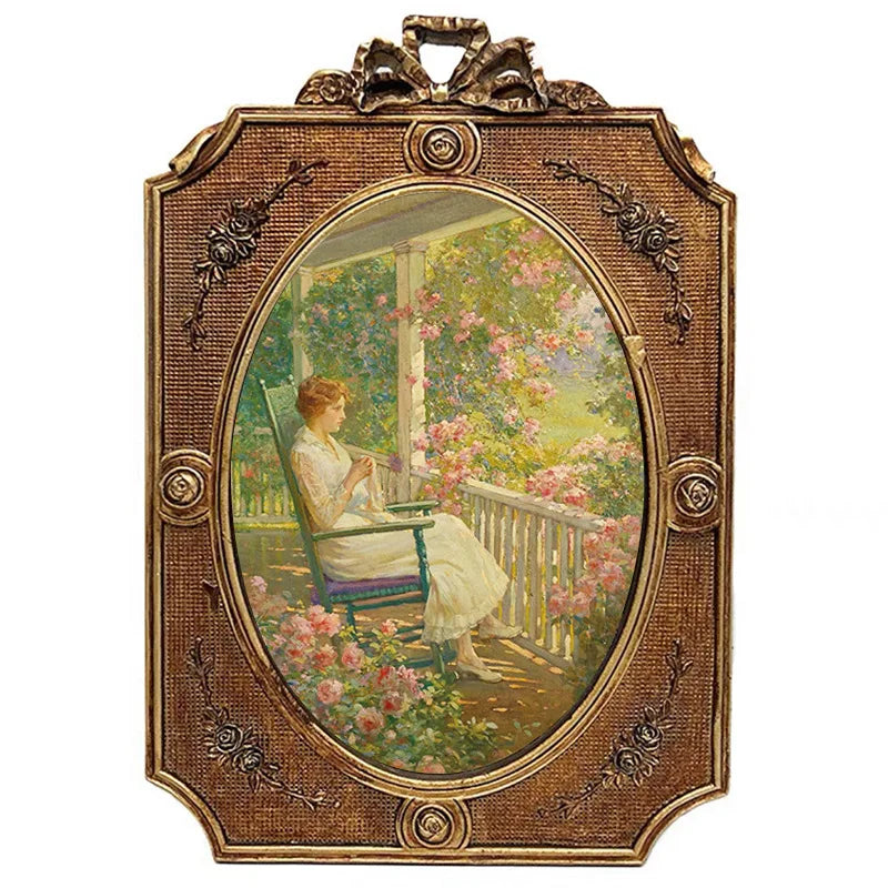 Retro Bilderrahmen – Europäisches Harzdesign – Unregelmässig geformt