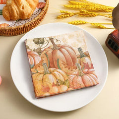 Thanksgiving Papierservietten – Frischzellstoff – 33cm