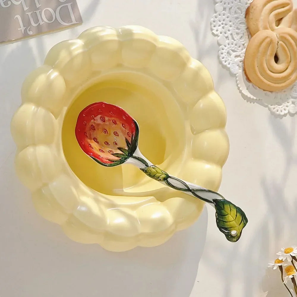 Keramik Dessertlöffel – Niedliches Design – Für Familien