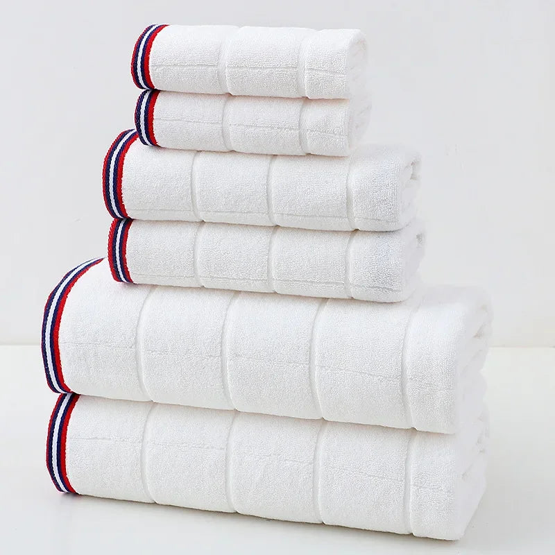 Luxuriöses Baumwolle Badeset – 100% Baumwolle – 6-teilig