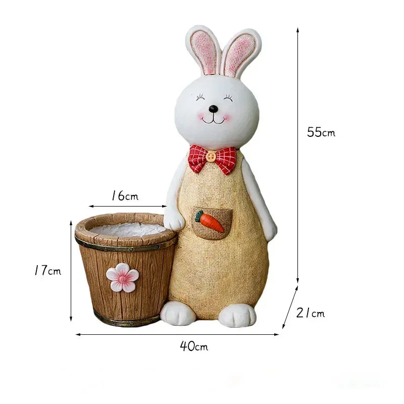 Häschen Blumentopf – Moderne & Outdoor Stil