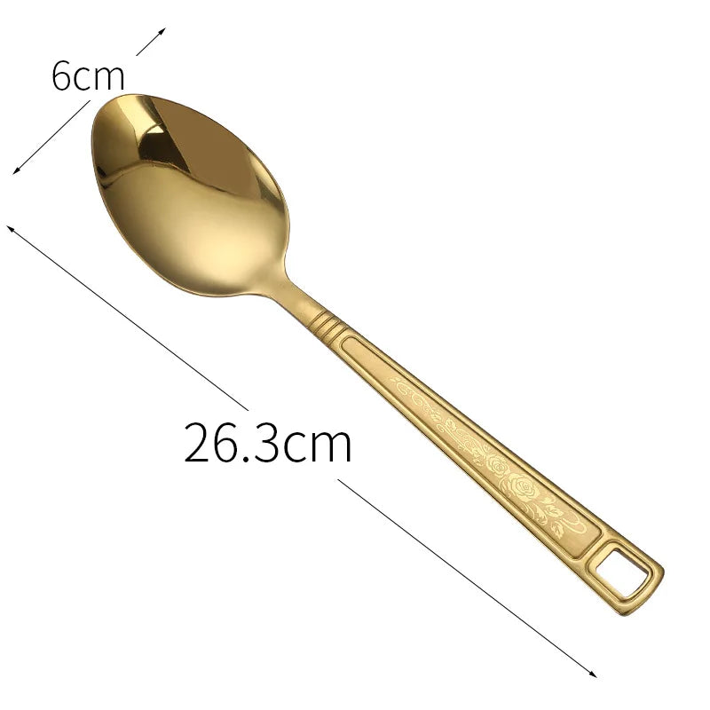 Küchenutensilien Set – Edelstahl Gold – Vielseitig Einsetzbar