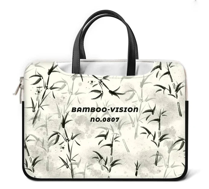 Laptop Tasche – PU Leder Graffiti – 13in bis 17in