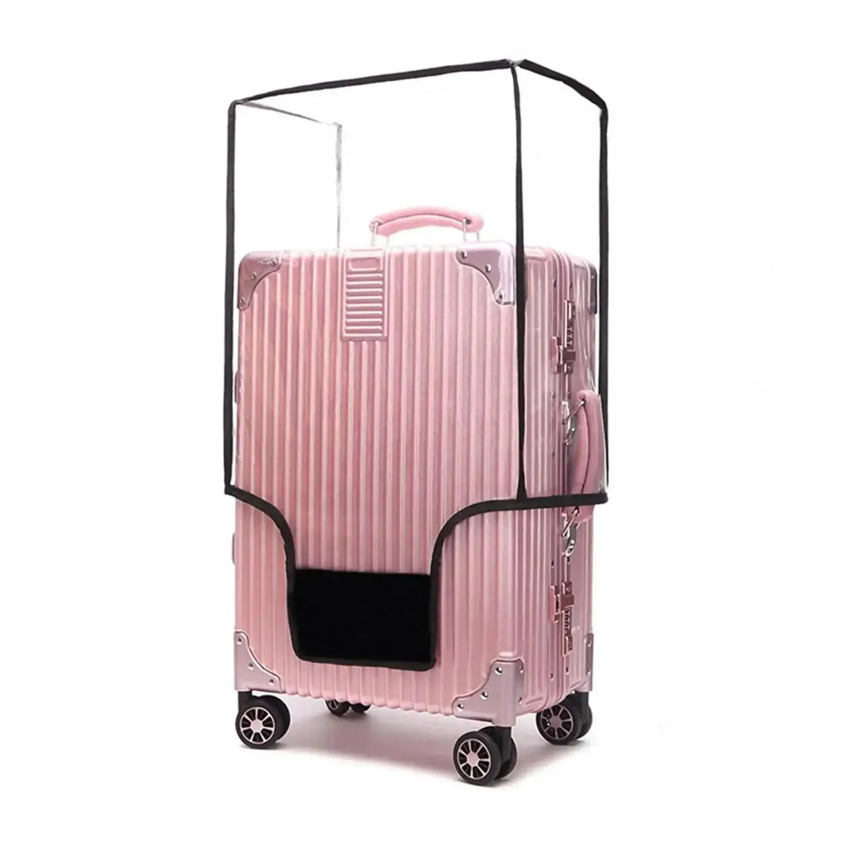 Staubfeste Kofferschutzhülle – Transparentes PVC – Reise-Essential