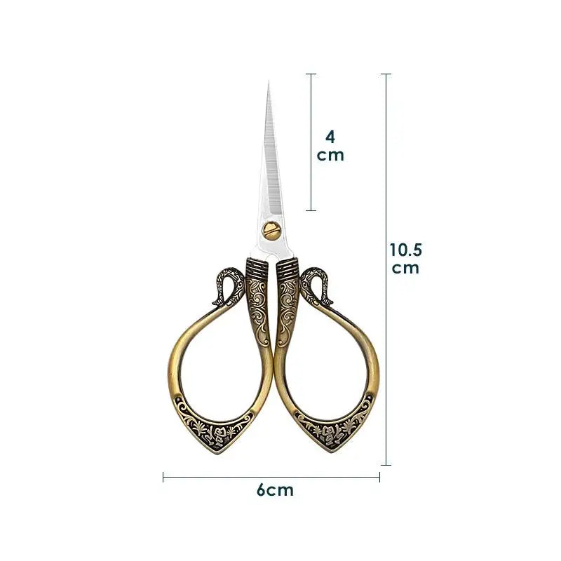 Vintage Edelstahlschere – Für Schneider & Stickerei