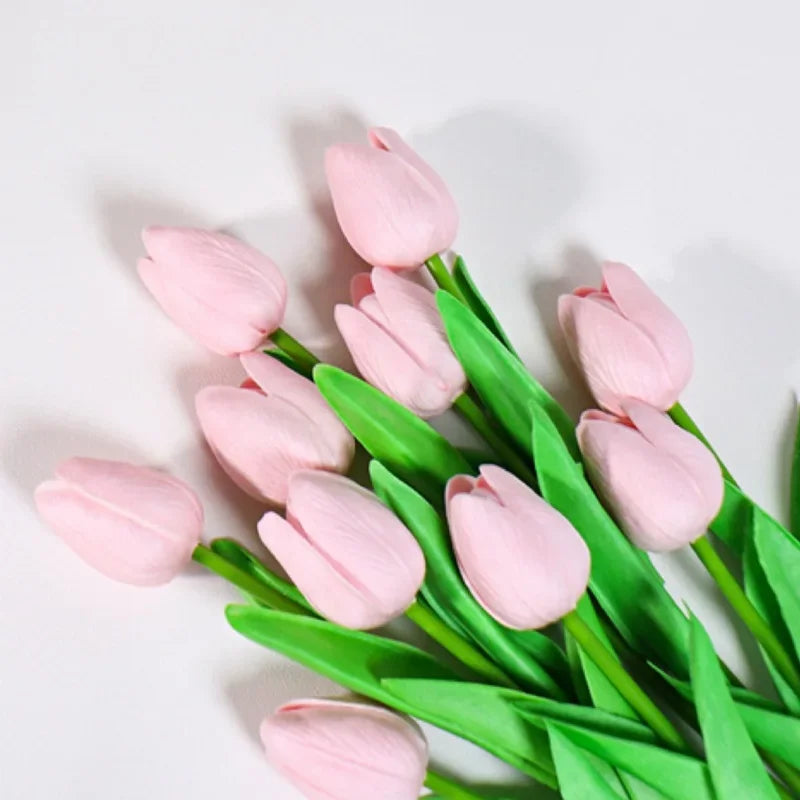 Tulpenstrauss – Realistische Latexblumen – Hochzeit & Wohndekor
