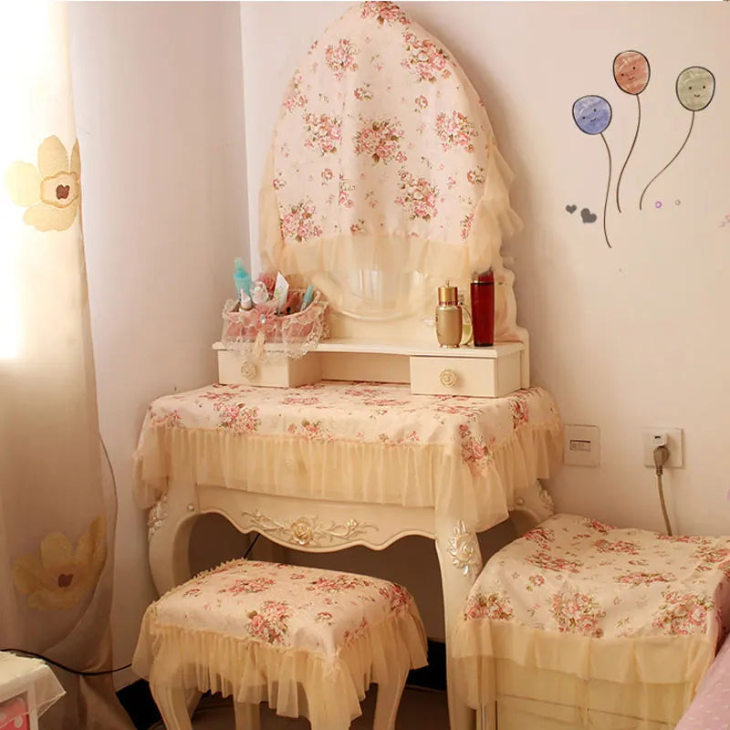 Jacquard Spitze Mesh Tischdecke – Romantik Prinzessin 50X95CM