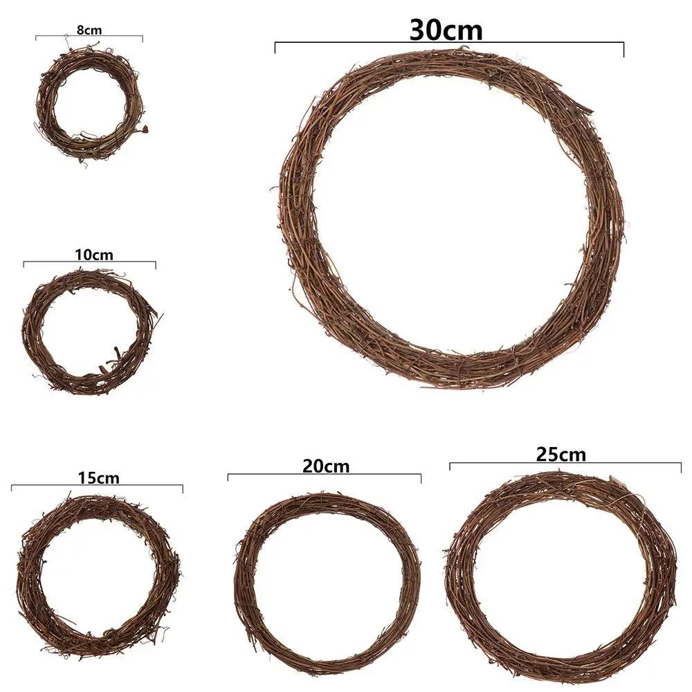 Rattan Kranz - Naturdesign - Verschiedene Durchmesser