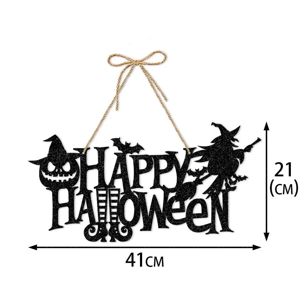 Halloween Türanhänger – Papierdeko – Charmanter Festlicher Touch
