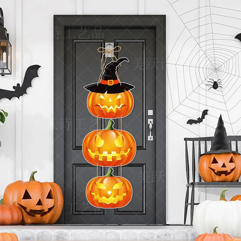 Halloween Türanhänger – Papierdeko – Charmanter Festlicher Touch