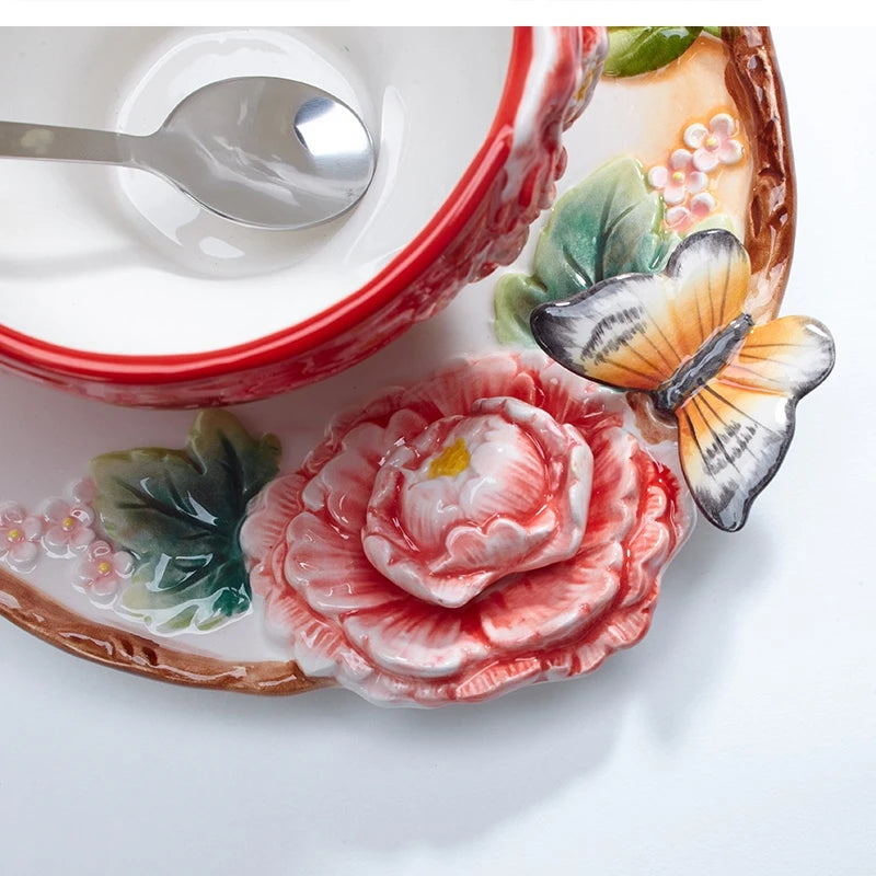 Pfingstrose Keramik Tee Set – Japan Stil – 101-200ml