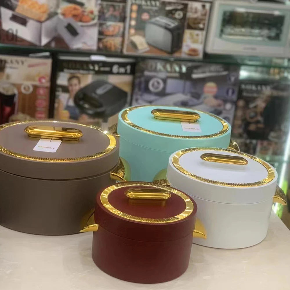 Isolierter Topf Set - Keramik Design - Perfekt für Ramadan 3-tlg