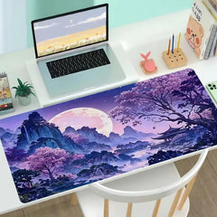 Tastatur- und Laptop-Unterlage – Fantasielandschaft – 900x400mm