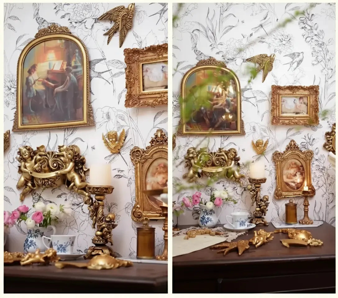 Mini Engelsfigur – Vintage Harz Deko