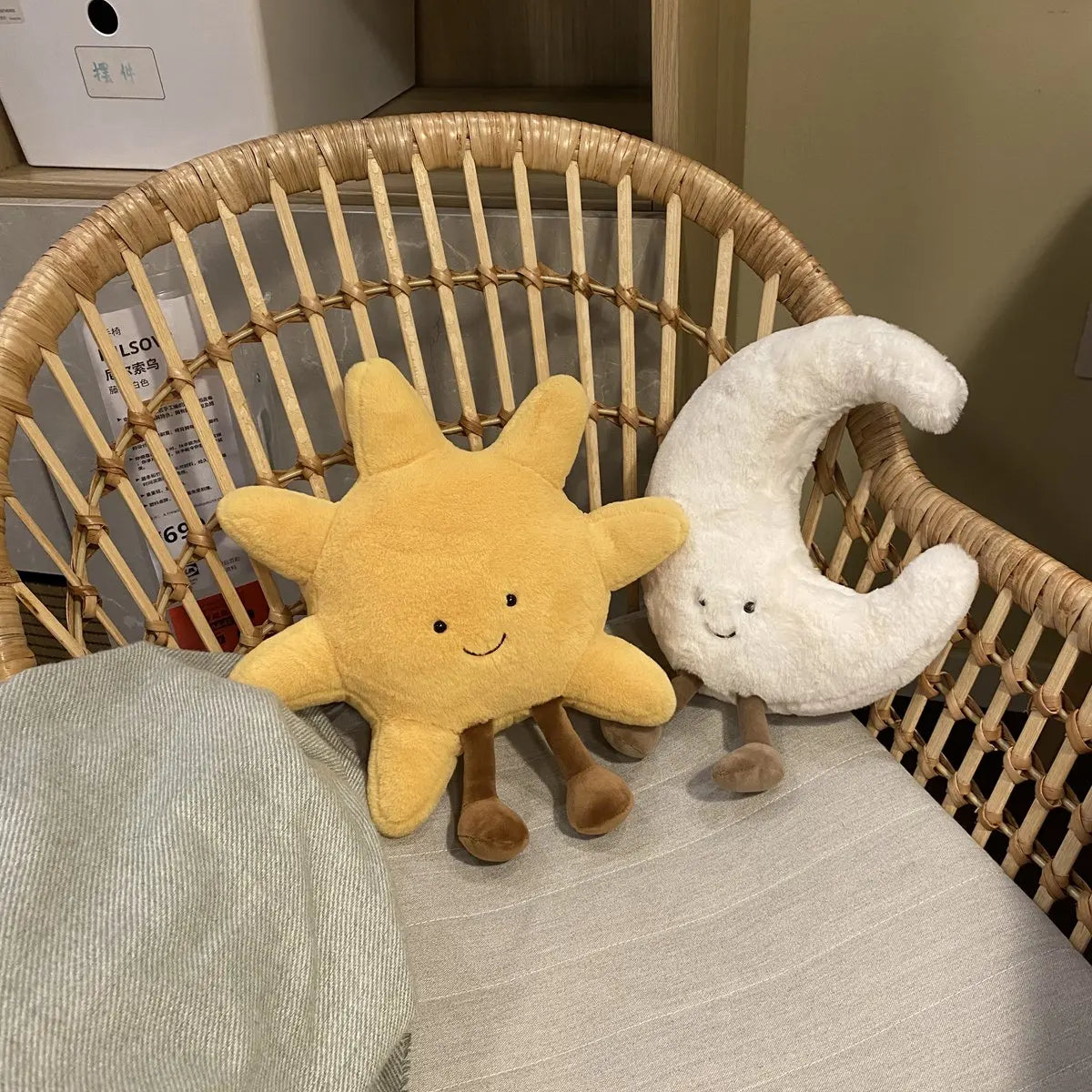 Kawaii Hirsch Kissen – Plüsch Baumwolle Design – Schlafzimmer Deko