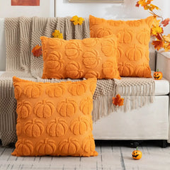 Halloween Kissenhülle – Stilvolle Strick, 100% Baumwolle – 45x45CM
