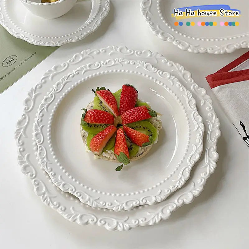 Keramik Geschirrset – Retro Stil – Westliche Küche